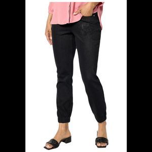 Belle by Kim Gravel Women's Flexibelle Pull-On Joggers Black - Petite